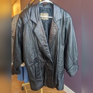 Vintage Leather Blazer